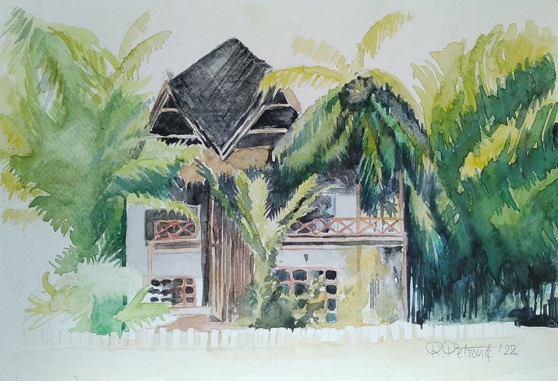 Tanzania, Africa, Painting Petrović Radmila