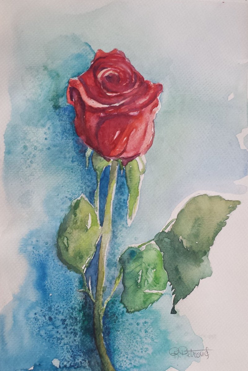 Flowers 14, Painting Petrović Radmila
