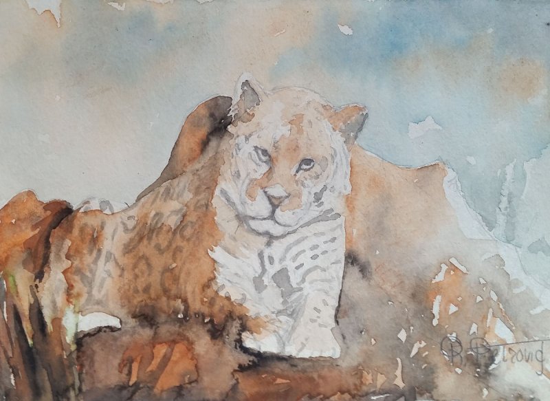 Tiger 2, Painting Petrović Radmila