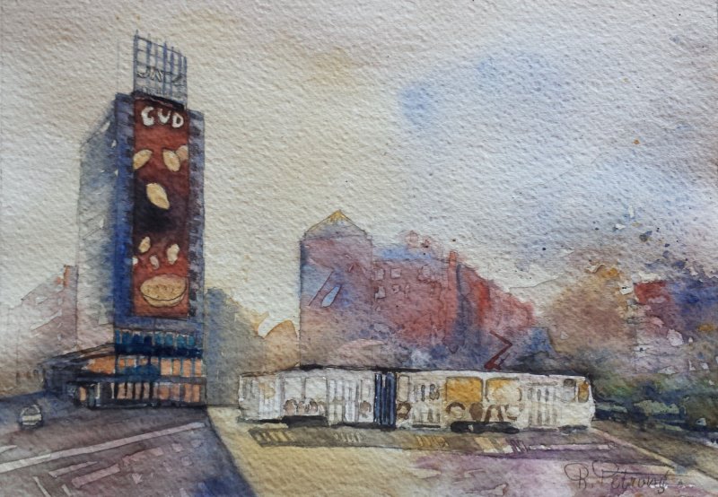 Belgrade 44, Slavija, Painting Petrović Radmila