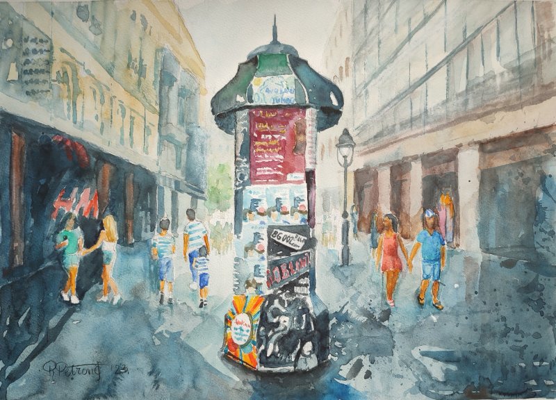 Beograd 68, Knez Mihailova, Slika Petrović Radmila