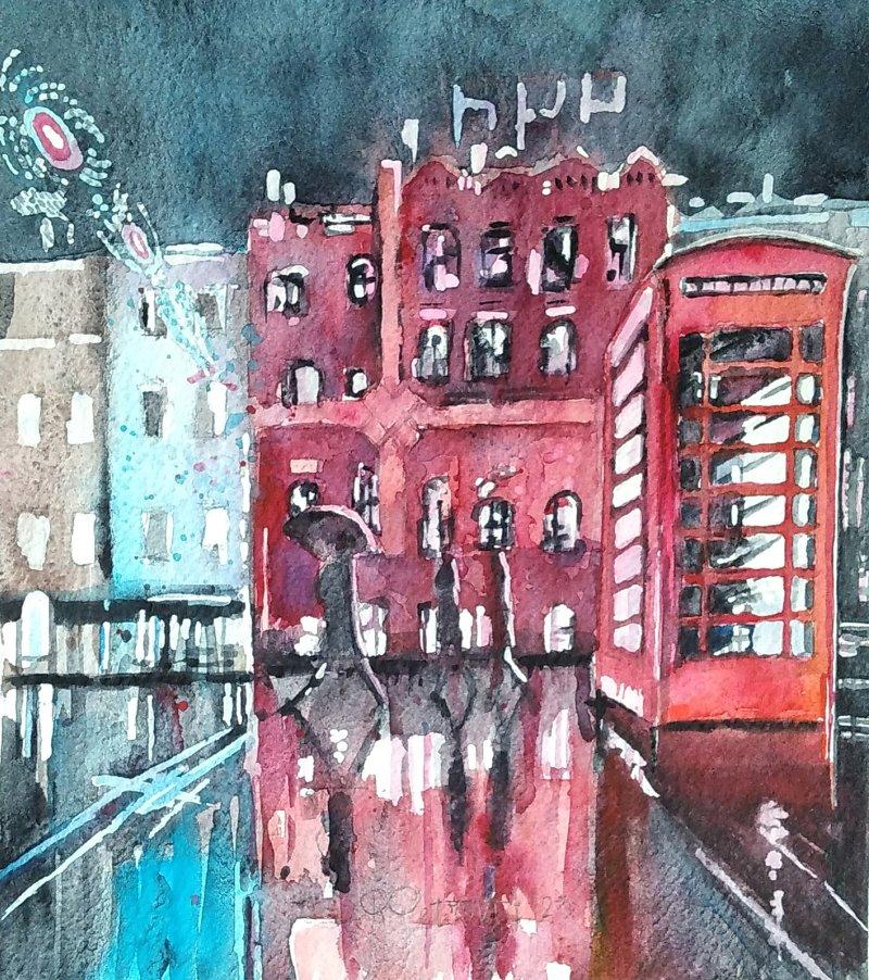London, Painting Petrović Radmila
