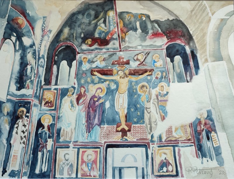 Studenica Monastery, Painting Petrović Radmila