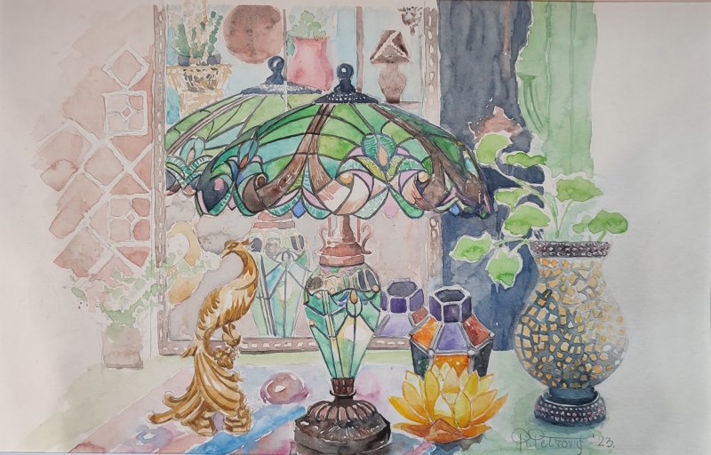 Still life 8, Painting Petrović Radmila