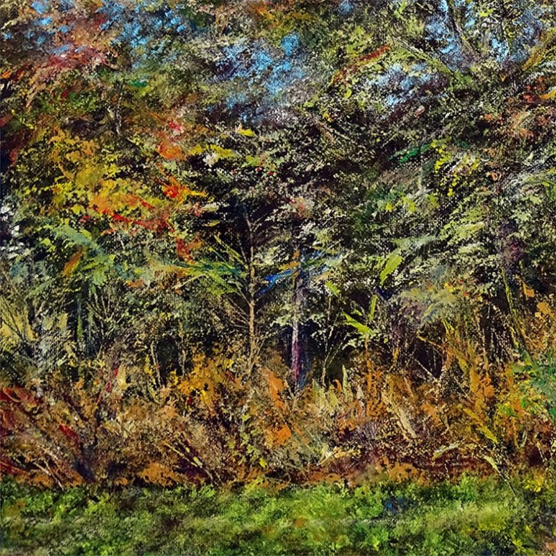 Over the hill, Painting Milosevic Predrag Pedja