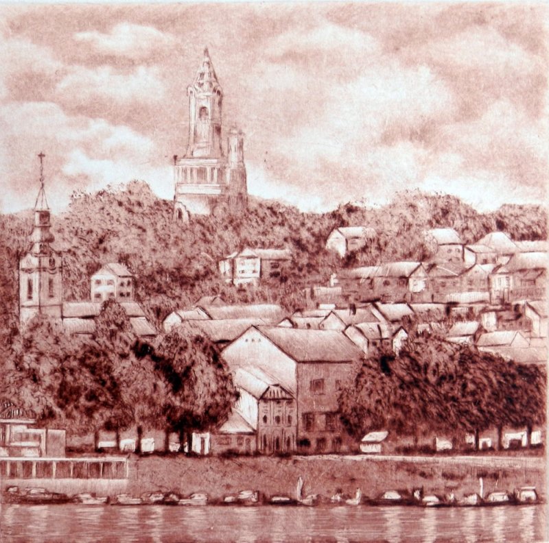 Zemun, Belgrade, Painting Milosevic Predrag Pedja