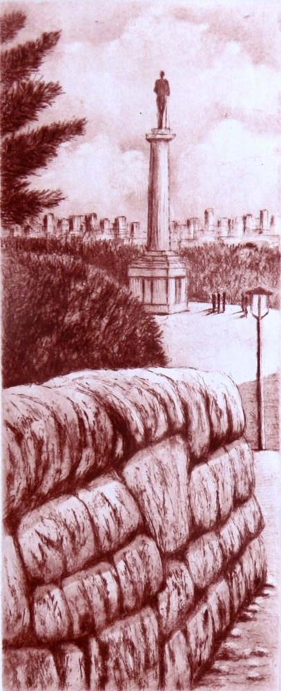 Victor, monument 3, Belgrade, Painting Milosevic Predrag Pedja