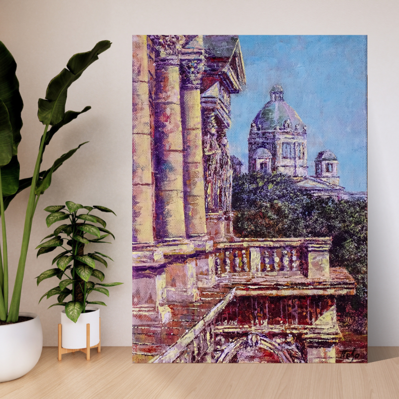 Old Palace, Belgrade, Painting Milosevic Predrag Pedja