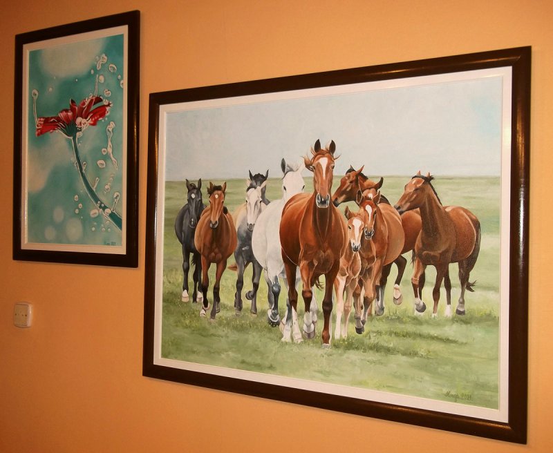 Gallop, Painting Fekete Kormos Kinga