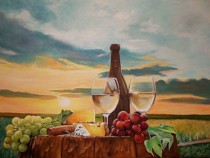 Harvest, Painting Fekete Kormos Kinga