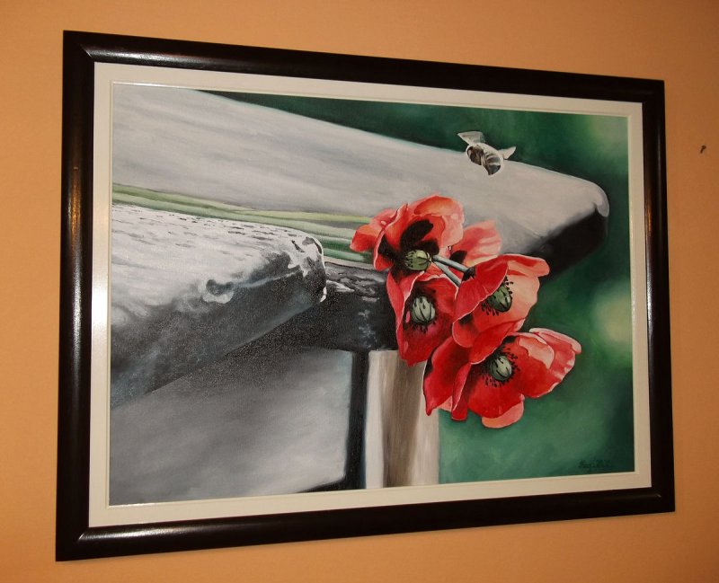 Poppy, Painting Fekete Kormos Kinga