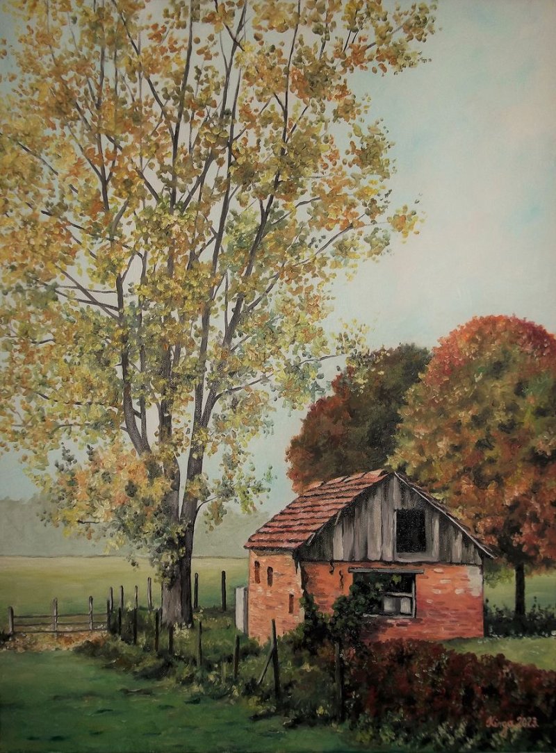 Time passes, Painting Fekete Kormos Kinga