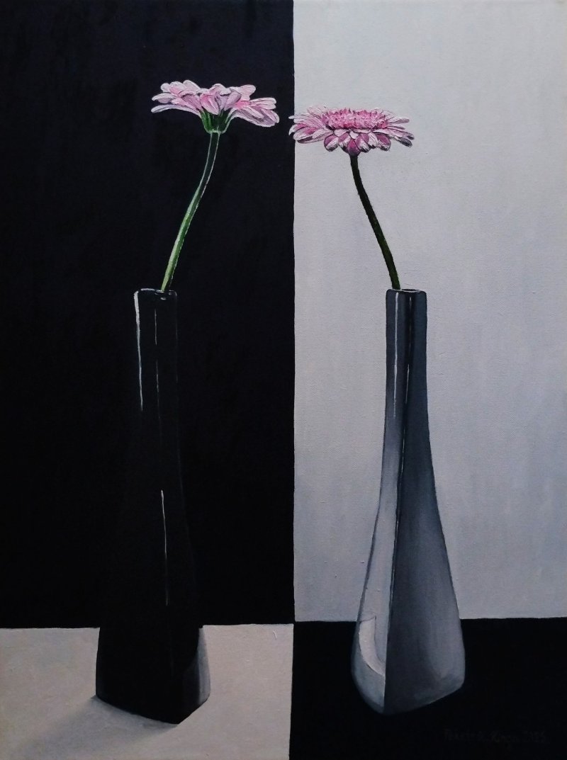 Together, Painting Fekete Kormos Kinga