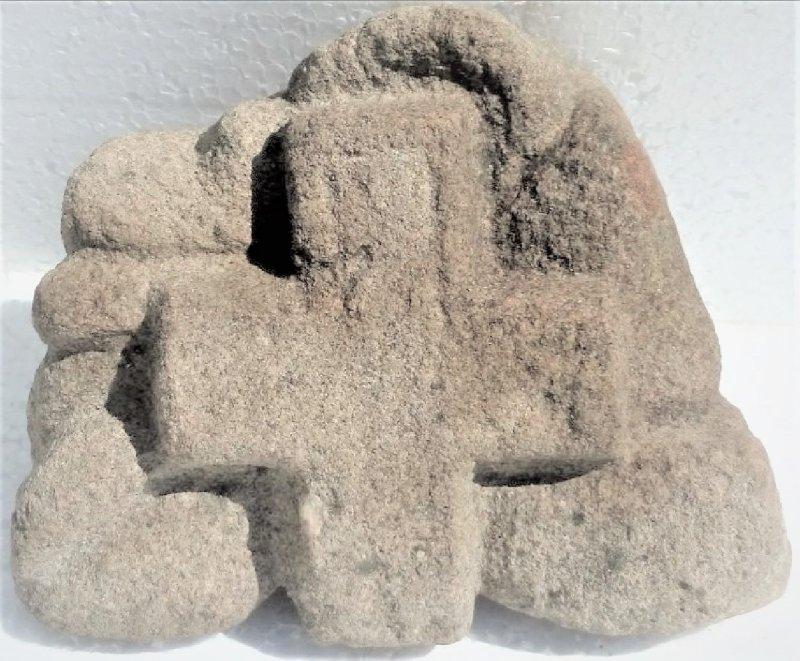 Byzantium - Cross on stone, Sculpture Ilić Ivan