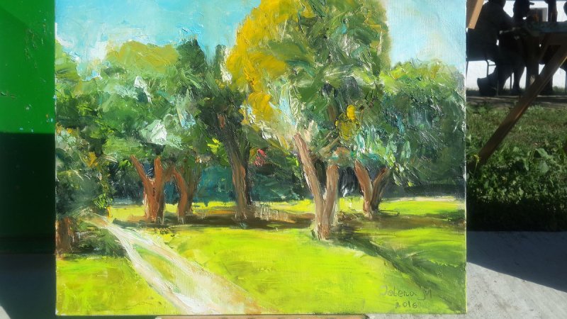 `The forest`, Painting Malbaski Jelena