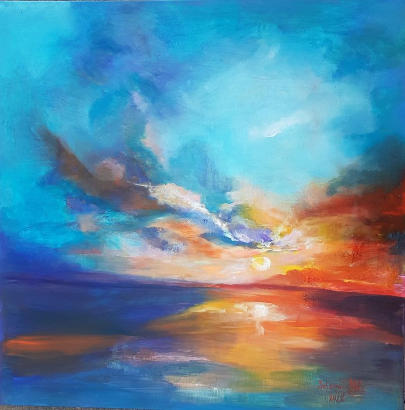 `Zalazak`, Painting Malbaski Jelena