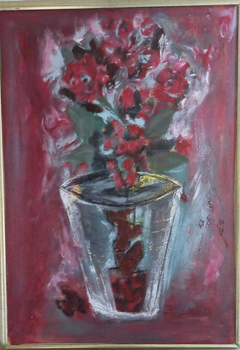 strange flowers, Painting Lisinac Milka