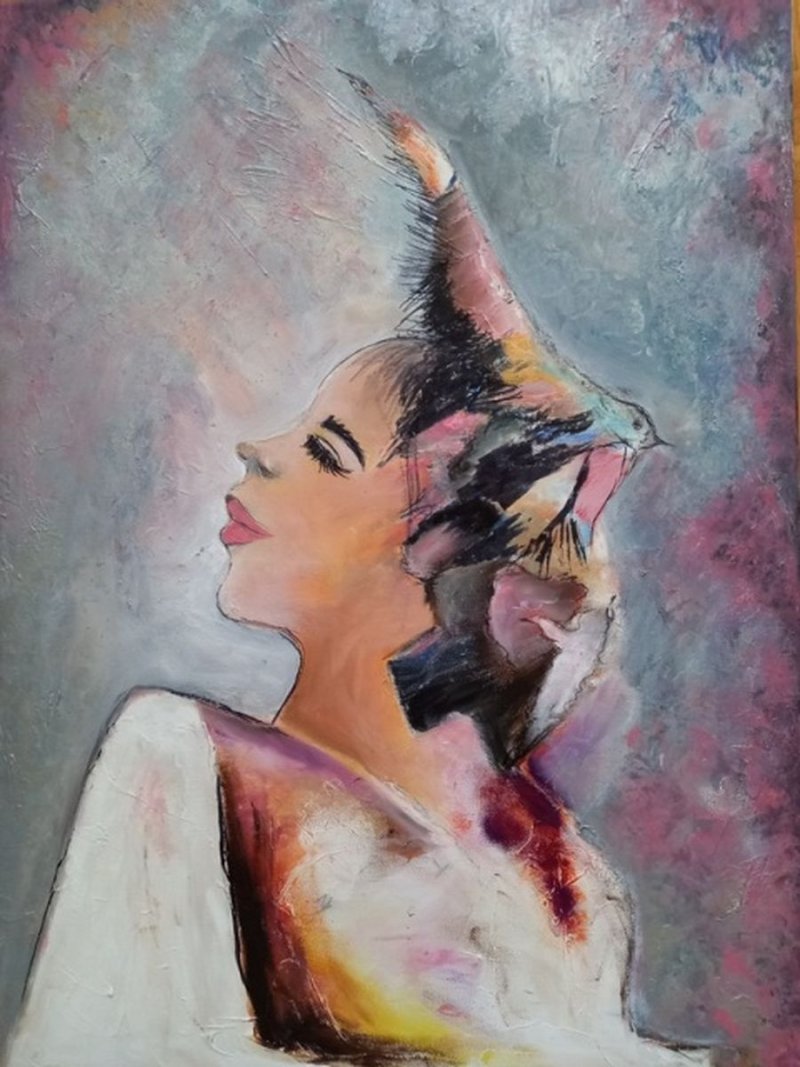 Inner voice, Painting Lisinac Milka