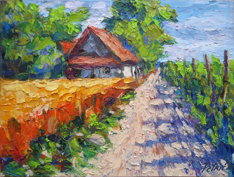 Kuća na kraju sela, Slika Petrić Gordan