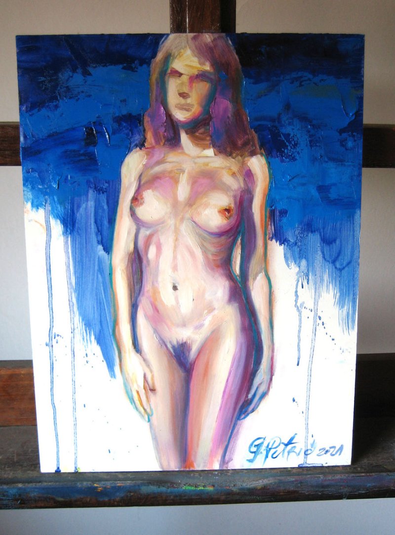 Nude, Painting Petrić Gordan
