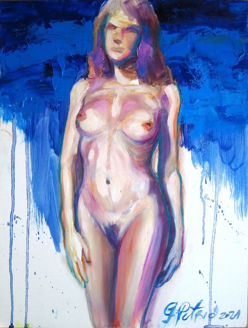 Nude, Painting Petrić Gordan