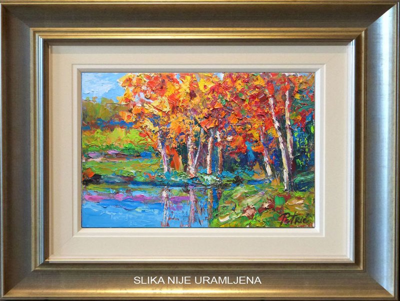 Autumn treetops, Painting Petrić Gordan