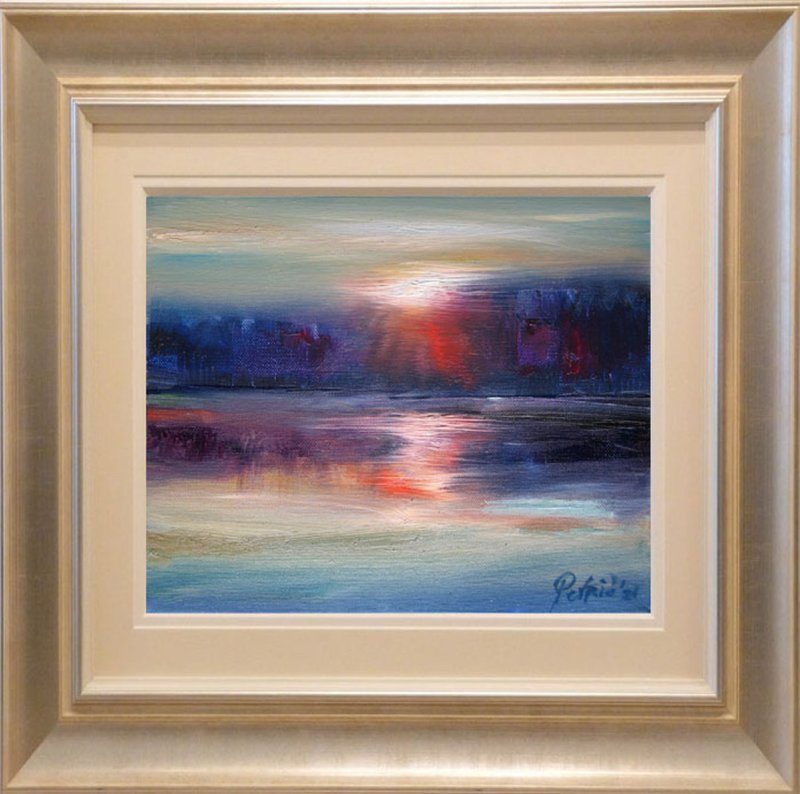 Sunset reflection, Painting Petrić Gordan