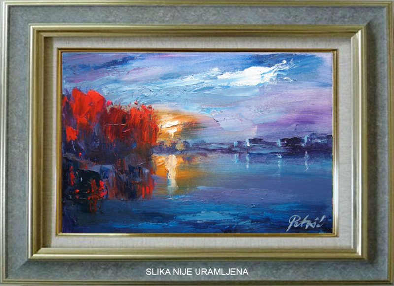 Sunset, Painting Petrić Gordan