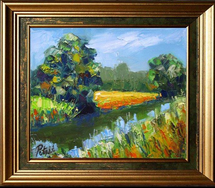 River motif, Painting Petrić Gordan