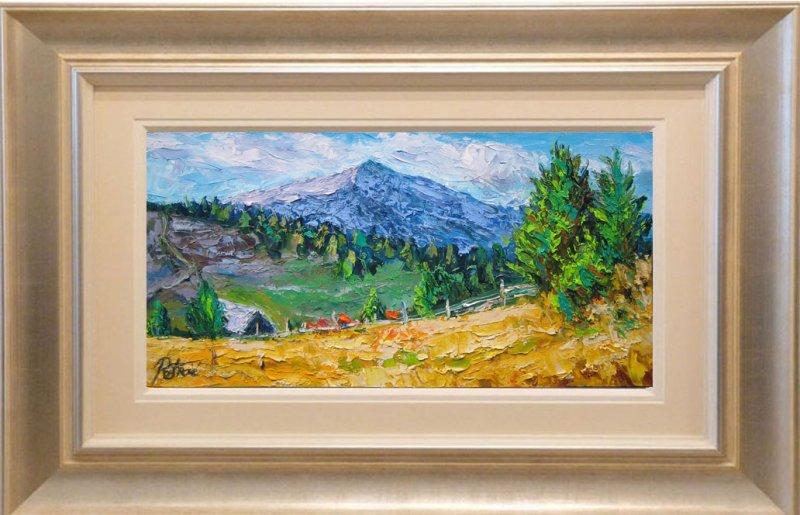 Mountain motif, Painting Petrić Gordan