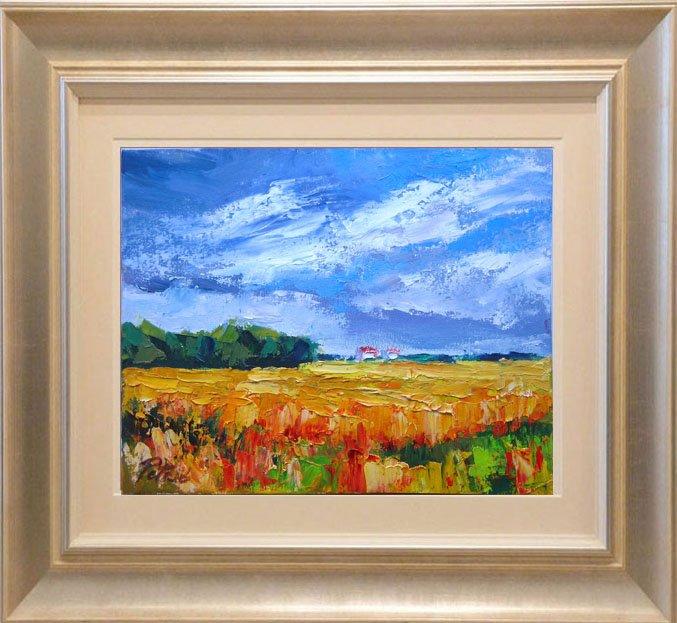 Wheat field, Painting Petrić Gordan