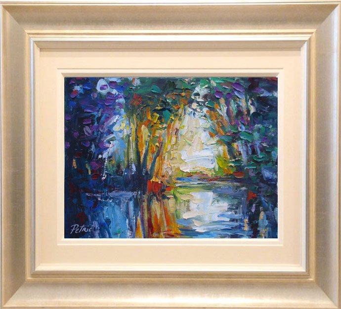 River channel, Painting Petrić Gordan
