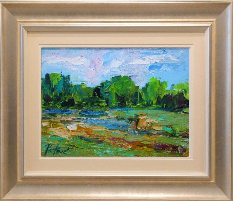 Spring landscape, Painting Petrić Gordan