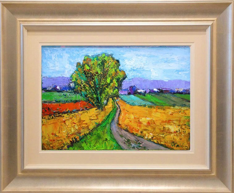 A view of the fields, Painting Petrić Gordan