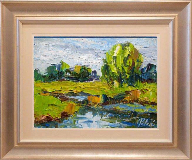 By the river, Painting Petrić Gordan