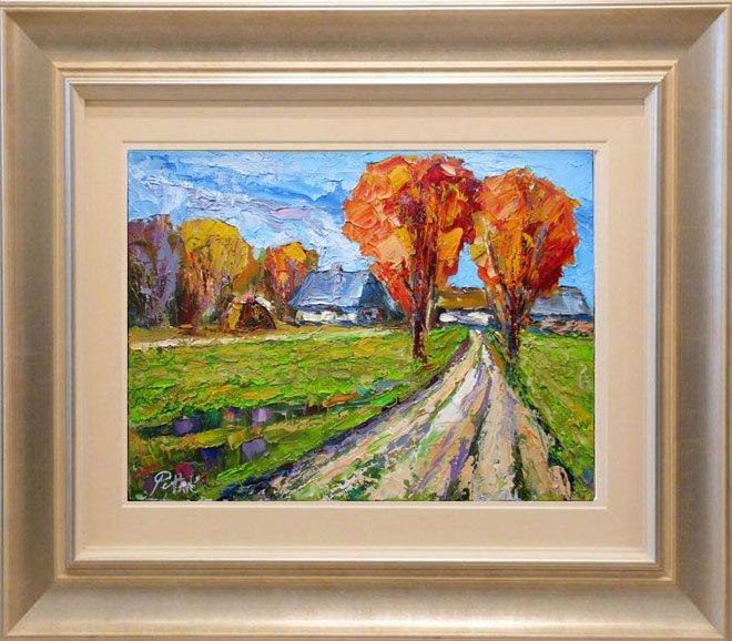 The road to the farm, Painting Petrić Gordan