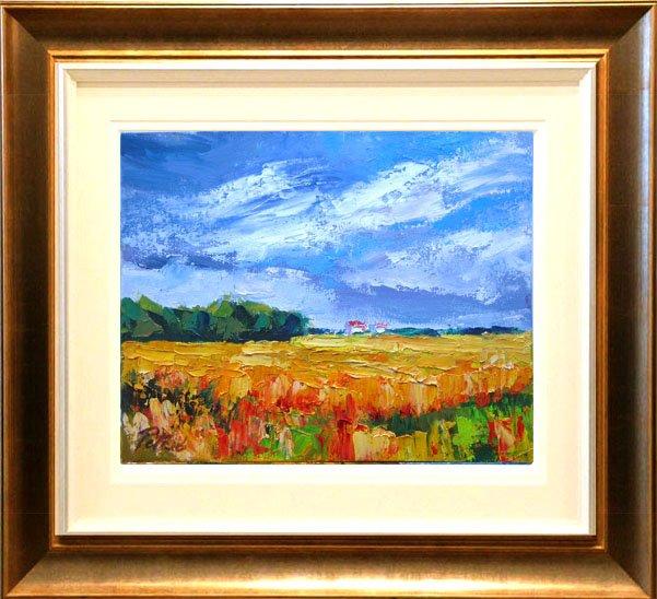 Wheat field, Painting Petrić Gordan