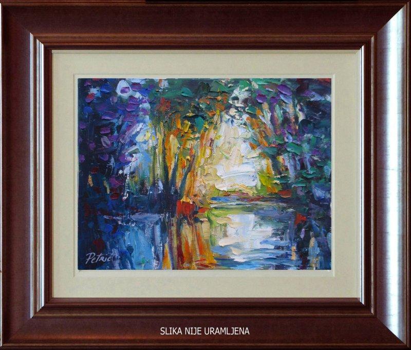 River channel, Painting Petrić Gordan