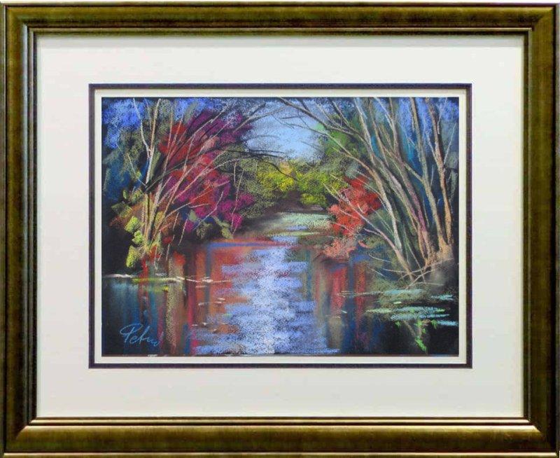 The river in autumn, Painting Petrić Gordan