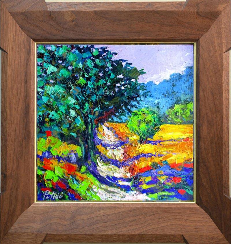 Rural motif, Painting Petrić Gordan