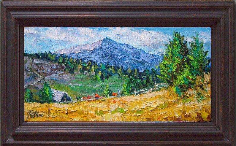Mountain motif, Painting Petrić Gordan