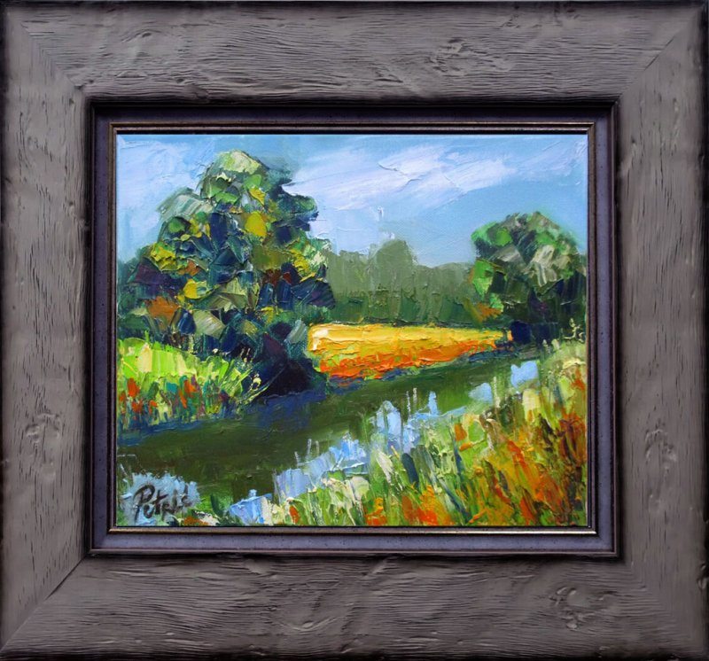 River motif, Painting Petrić Gordan
