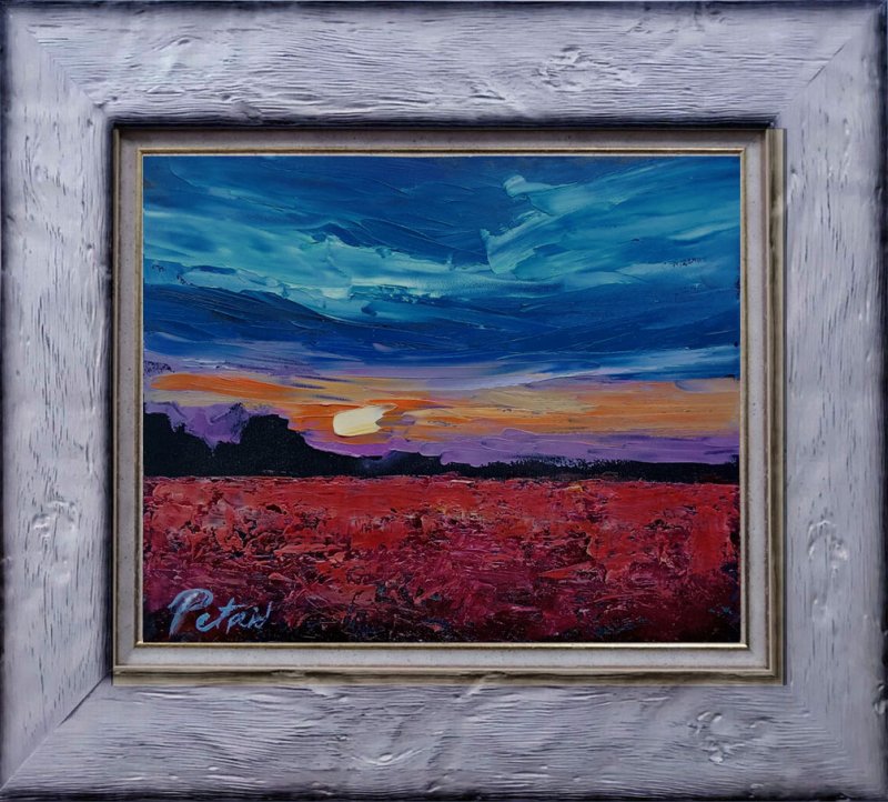 Evening, Painting Petrić Gordan
