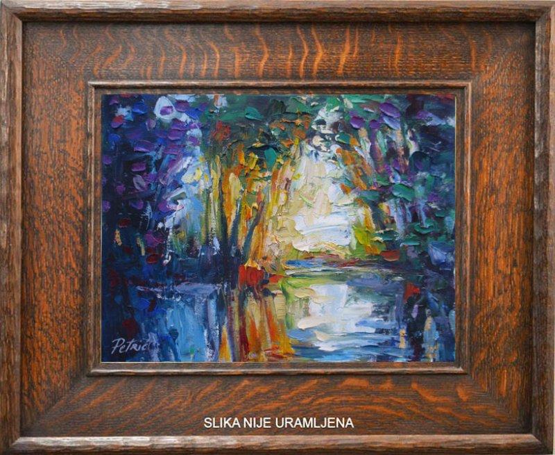River channel, Painting Petrić Gordan