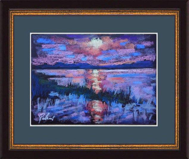 The glare of the setting sun, Painting Petrić Gordan