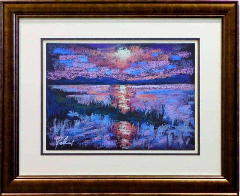 The glare of the setting sun, Painting Petrić Gordan