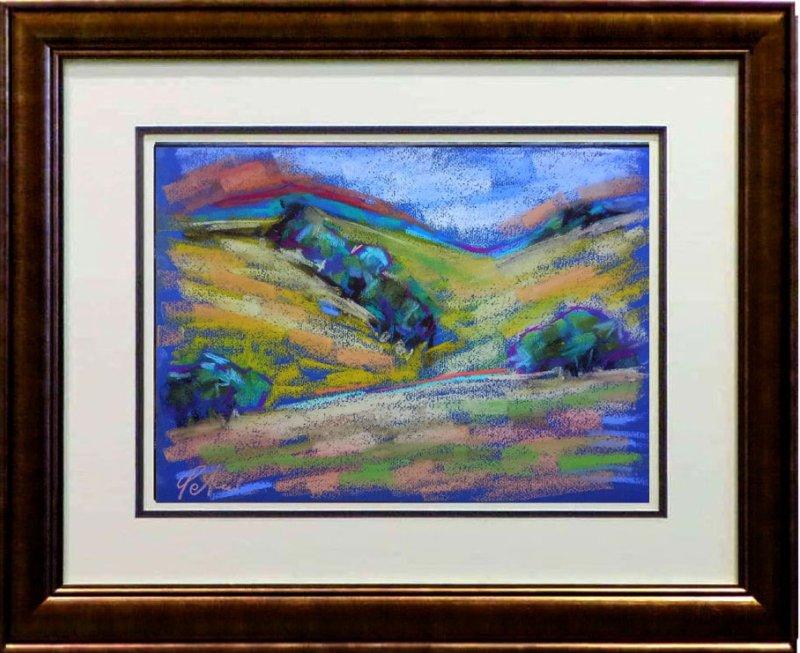 Mountain slope, Painting Petrić Gordan