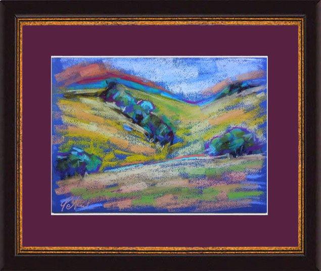 Mountain slope, Painting Petrić Gordan