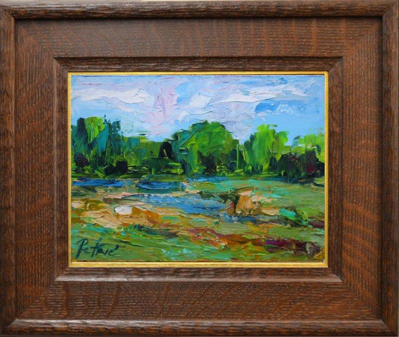 Spring landscape, Painting Petrić Gordan
