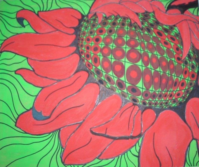 Sunflower 1, Painting Andjelkovic Mirjana